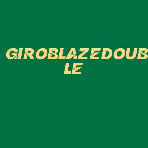 Logo da GIROBLAZEDOUBLE